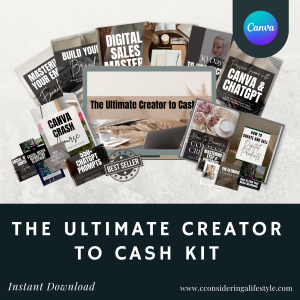 The Ultimate Creator To Cash Kit – Digital Product Bundle PLR MRR